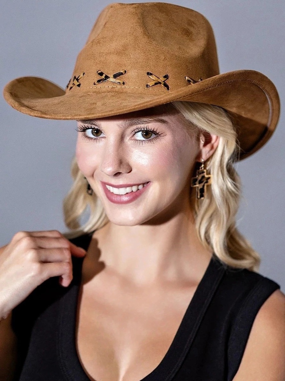 Brown Western Cowboy Hat Like New